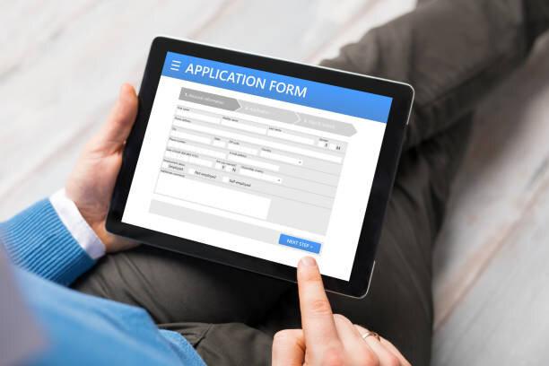 request-cash-offer-florida-home contact form on an ipad