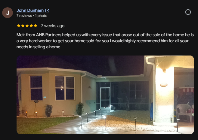John Dunham Google review snapshot