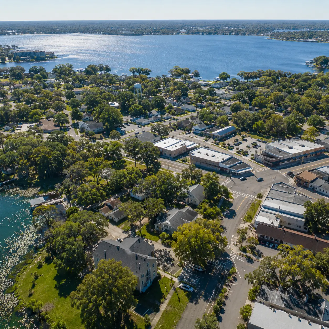 Aerial View of Lake County, Fl