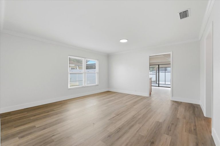 New renovated living area and dinning room in East Heron Home