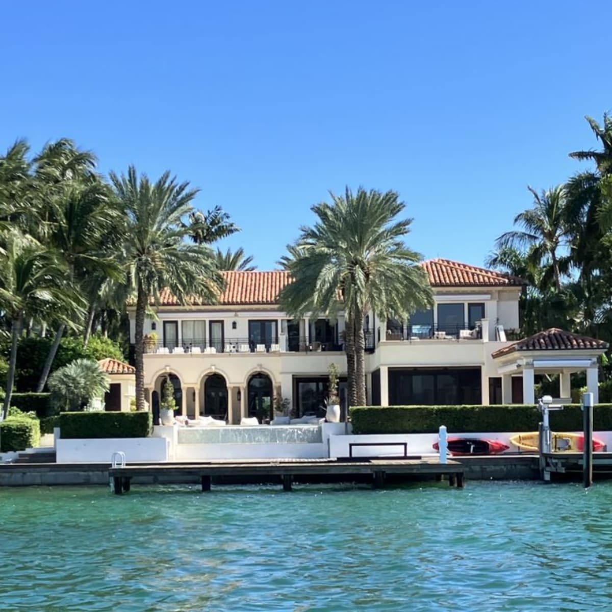 Waterfront Mediterranean-style mansion with private dock in Waters Edge, Port Orange, FL